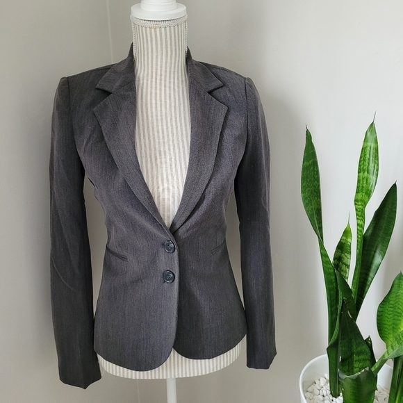 Suzy Shier Jackets & Blazers - SMALL blazer grey lined suit women's